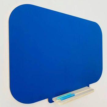 Pizarra Tiza Azul Tendencia Decorativa  60 X 40 Cm Bandeja Madera