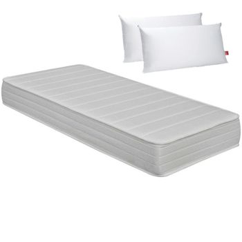 Colchón Pikolin Látex 100% 21 Cm (135 X 190 Cm) + 2 Almohadas Tactogel