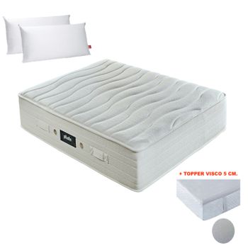 Colchón Pikolin B-bed 32 Cm (180 X 190 Cm) + Topper 5 Cm + 2 Almohadas