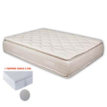 Colchón Pikolin Pillow Top 33 Cm (150 X 190 Cm) + Topper 5 Cm