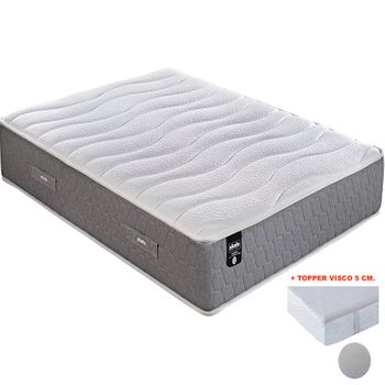 Cama Nido 6 Patas Con 2 Somieres Estructura Metálica Reforzada + 2 Colchones  Flexitex Con Tejido 3d Y Aloe Vera, Altura 18 Cm + Almohada De Fibra, 90x190  Cm con Ofertas en Carrefour