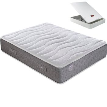 Colchón Flex Nimbus Visco 135x190 Con Tapiflex Negro Y Almohada Flex Líder  con Ofertas en Carrefour