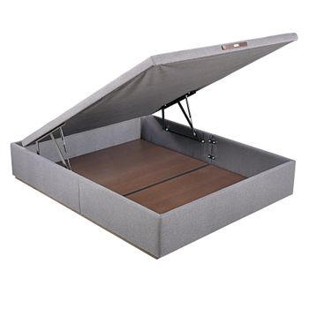 Canapé abatible, gran capacidad y alta durabilidad, cerezo, 140x200 Storage  bed