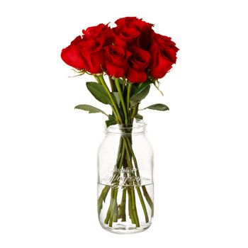 Ramo 20 Rosas Secas Dark Red — Floresfrescasonline