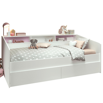 Cama Style Melamina Miroytengo  80x203x113cm - Blanco