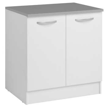 Armario Columna Modular 60 Cm Para Cocina Eko Color Gris Brillo 1 Puerta 3  Estantes Moderno Almacenaje con Ofertas en Carrefour