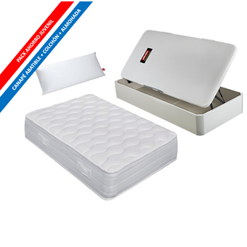 Dormideo Canapé Abatible Waybox Polipiel Blanco 135x180