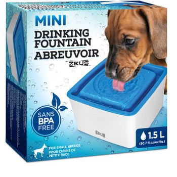 Fousenuk Bebedero Perro Portatil, Botella Agua Perro 330ml con