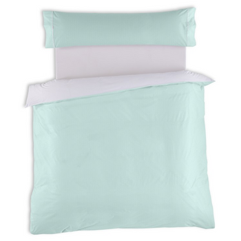 Funda Nórdica Algodón 200 Hilos Lucía Aqua Para Cama De 90cm