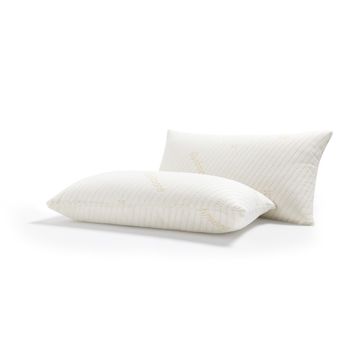 Pack 2 Ecodream Almohada Tacto Pluma 70x40 Cm Blanco con Ofertas en  Carrefour