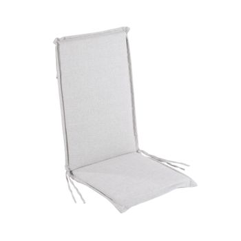 Reposapies De Jardín, Aluminio Reforzado Color Blanco, Cojín Color Gris,  Puff 38 Cm De Alto, Tamaño: 47x60x38 Cm con Ofertas en Carrefour