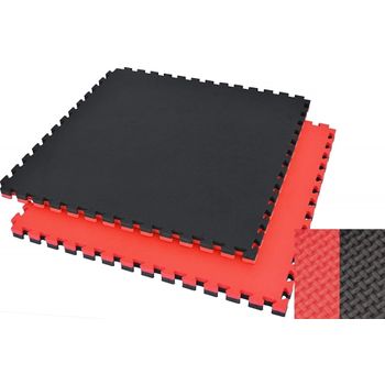 Planchas Suelo Tatami Puzzle 2.5 Cm. (negro/rojo)