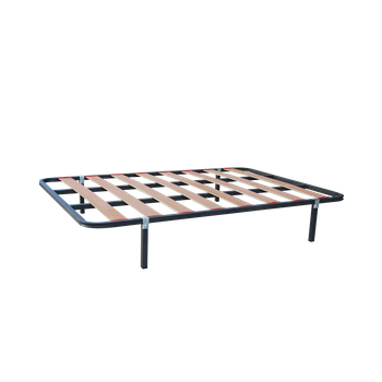 Somier Superior de Cama Nido Con Doble Refuerzo Central y Patas, Incluye 6  Patas, Medida: 80x190 cm