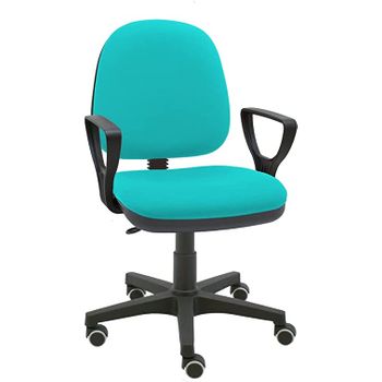 Silla de escritorio ergonomica con ruedas y reposabrazos - Mesh - Nest  Dream - Azul