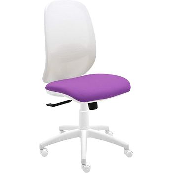 Silla De Escritorio Milano - Tapizado Lila con Ofertas en