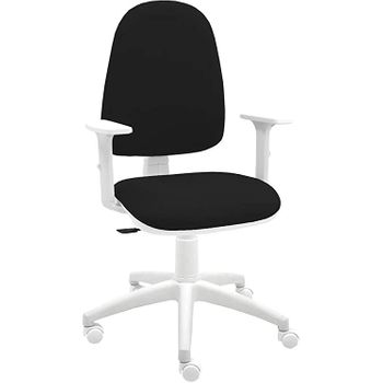 Silla De Escritorio Torino Negra - Tapizado Gris con Ofertas en Carrefour