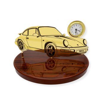 Pisapapeles Con Diseño Porsche 911 Con Reloj