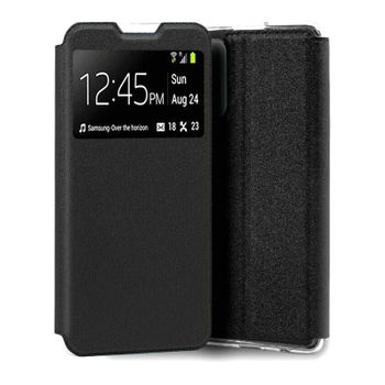 Funda Tapa Xiaomi Poco F4 (5g) Iman Ventana Sin Solapa Soporte Negro