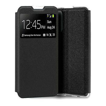 Funda Xiaomi Redmi Note 12 (4g) Tapa Iman Ventana Sin Solapa Soporte Negro