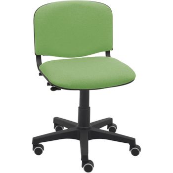 Silla De Oficina Giratoria Iso - Tapizado Verde