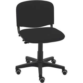 Silla De Oficina Giratoria Iso - Tapizado Negro