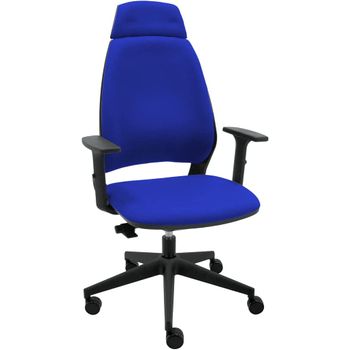 Silla De Oficina Ergonómica 4u Blanca Con Reposabrazos - Malla Blanca.  Tapizado Morado con Ofertas en Carrefour