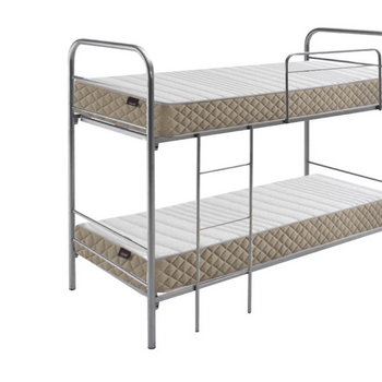 Cama Nido Metálica Reforzada + 2 Colchones Viscoelasticos Viscobrown + 2  Almohadas De Fibra Resinada, 105x190 Cm con Ofertas en Carrefour