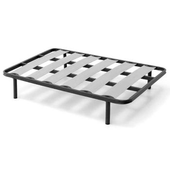 Somier 120x190 Cm Tubo Acerado 30x30 Mm Refuerzo Central Láminas Chopo.  Patas No Incluidas. con Ofertas en Carrefour