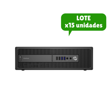 Lote 15x Hp Elitedesk 800 G2 Sff, I5 6500, 8gb, Ssd 256gb, A+/ Producto Reacondicionado