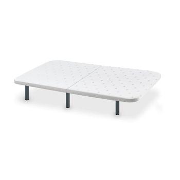 Base Tapizada 180 X 200 Reforzada Con 12 Patas Metálicas Alto 26 Cm, Color  Beige + 4 Válvulas De Transpiración (2 Bases De 90cm Con Abrazadera). con  Ofertas en Carrefour