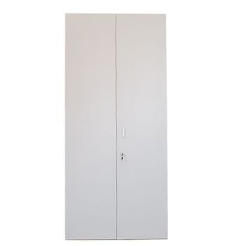 Armario De Oficina 5 Estantes Con Puertas 200x90x42cm Blanco Ofilike