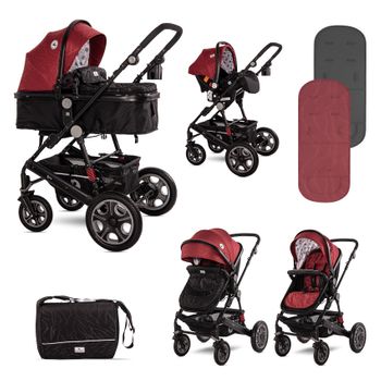 Carrito De Bebé Trío Convertible Con Bolso Heaven Lorelli Negro con Ofertas  en Carrefour