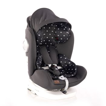 Silla Auto Grupo 0-1-2-3 Isofix 360° Lusso Lorelli Negro con Ofertas en  Carrefour