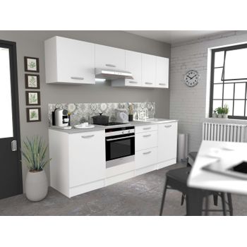 Mueble Auxiliar Cocina Microondas Color Blanco Con Tapa Gris 58x95 Cm con  Ofertas en Carrefour