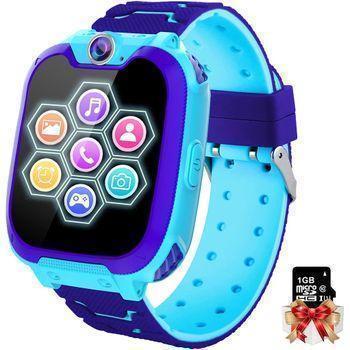 Reloj Inteligente Smart Watch Para Niños Color Azul Ref-01a