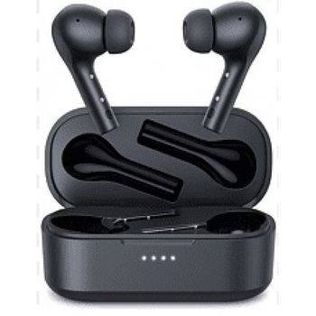 Auriculares Movil Bluetooth Inalambricos Marca Aukey T21s Autonomia 25 Hrs, Color Negro Ref-02