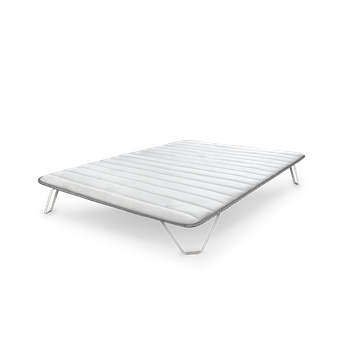 Topper/sobrecolchón Viscoelástico Memory Foam Aloe Vera 90 X 190 X 3 Cm  Blanco Vipalia con Ofertas en Carrefour