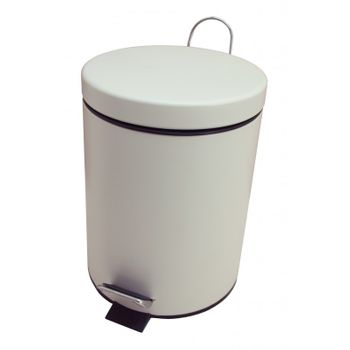 Cubo 5l Blanco Texturizado