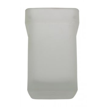 Vaso Cuadrado Vidrio Escobillero