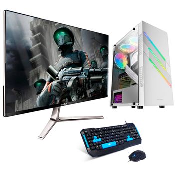 Pc Gaming Completo Nitropc Pack Diamond Plus - Intel I7 13700f, Rtx 3060  12gb, Ram 16gb, M2 1tb, Hdd 2tb, Monitor 24 + Accesorios, Windows 11  Activado, Adaptador Wifi Usb con Ofertas