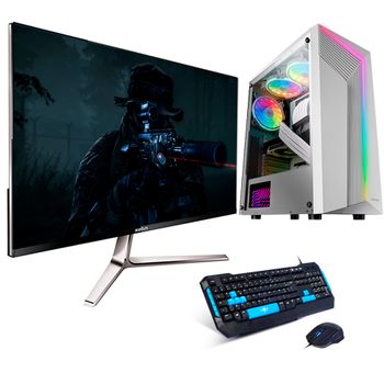 Ordenador Gaming Pack Pc -amd Athlon 3000g | 16 Gb Ram Ddr4 | 480 Gb Ssd |monitor 27" + Teclado/raton | Windows 11 | 3 Años De Garantia