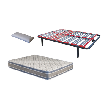 Cama Nido 4 Patas Con 2 Somieres Estructura Metálica Reforzada + 2  Colchones Flexitex Con Tejido 3d Y Aloe Vera, Altura 18 Cm, 105x200 Cm con  Ofertas en Carrefour