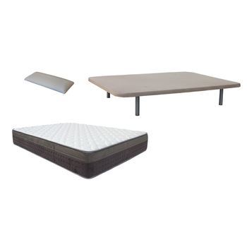 Colchón Flex Nube Visco 90x190 Con Tapiflex Beige Y Almohada Flex Líder con  Ofertas en Carrefour