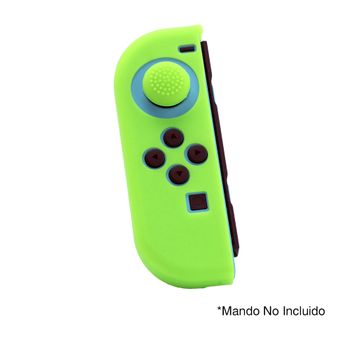 Pack Funda Silicona Y Grip Fr-tec Joy-con Izquierdo Nintendo Switch Verde