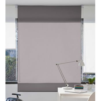 Estor Enrollable Translucido Liso Jerte De 90 X 175 Cm. Gris, Decoración Nuevo Estilo