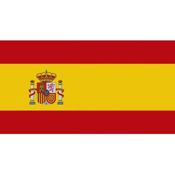 Oedim Bandera De España 85x150cm | Reforzada Y Con Pespuntes | Bandera Con 2 Ojales Metálicos Y Resistente Al Agua