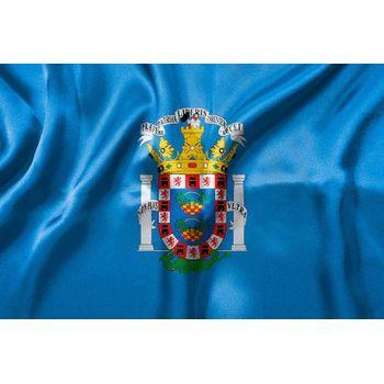 Oedim Bandera De La Comunidad De Melilla 85x150cm | Reforzada Y Con Pespuntes | Bandera Con 2 Ojales Metálicos Y Resistente Al Agua