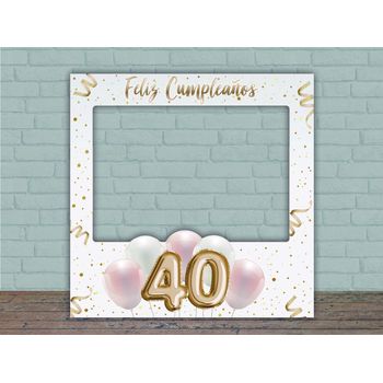 Photocall de Cartón, Feliz 50 Cumpleaños Estrellas 90 x 90 cm | Económico y  Original | Ideas para Regalos Personalizados