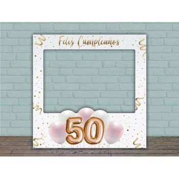 Oedim Feliz 40 Cumpleaños 80 X 80 Cm, Eventos O Celebraciones Puntuales, Ventana Troquelada, Photocall Cartón con Ofertas en Carrefour