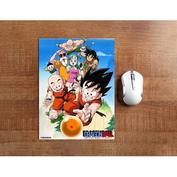 Oedim Alfombrilla De Ratón Ordenador Dragon Ball Classic Conjunto De Personajes Producto Oficial Pvc | 18x25cm | Productos Originales | Moqueta Pvc | Suelo Vinilico | Decoración | Dragon Ball Classic